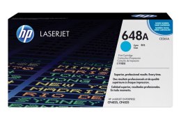 Oryginalny Toner Cyan HP Color LaserJet CP4520, Enterprise CP4025, CP4525 (648A CE261A)
