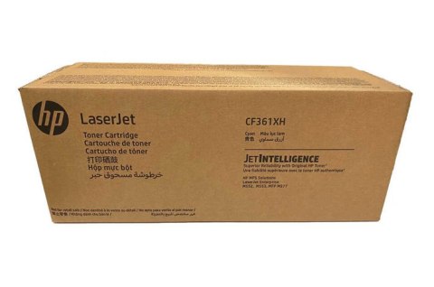 Oryginalny Toner Cyan HP Color LaserJet Enterprise M552 (508XH CF361XH), kompatybilne z CF361X Oryginalny Toner Cyan HP Color LaserJet Enterprise M552 (508XH CF361XH), kompatybilne z CF361X