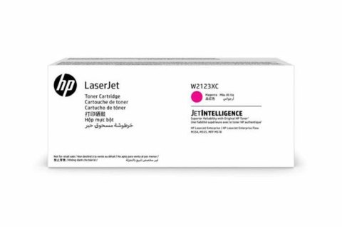Oryginalny Toner Magenta HP LaserJet Color Enterprise M554, M555, M578 MFP (212XC W2123XC), kompatybilne z W2123X Oryginalny Toner Magenta HP LaserJet Color Enterprise M554, M555, M578 MFP (212XC W2123XC), kompatybilne z W2123X