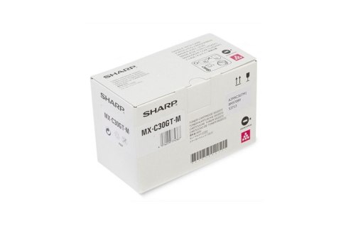 Oryginalny Toner Magenta Sharp MXC304WH (MXC30GTM, MX-C30GTM) Oryginalny Toner Magenta Sharp MXC304WH (MXC30GTM, MX-C30GTM)