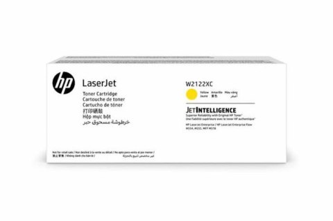 Oryginalny Toner Yellow HP LaserJet Color Enterprise M554, M555, M578 MFP (212XC W2122XC), kompatybilne z W2122X