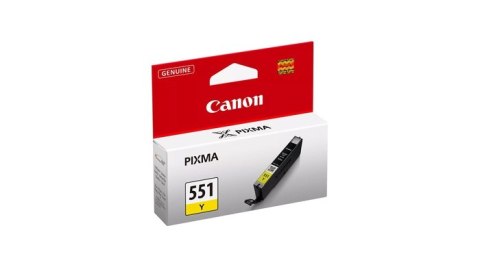 Oryginalny Tusz Yellow Canon CLI-551Y, CLI551Y (6508B001) Oryginalny Tusz Yellow Canon CLI-551Y, CLI551Y (6508B001)