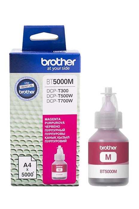 Oryginalny Tusz w butelce Magenta Brother BT-5000M, BT5000M Oryginalny Tusz w butelce Magenta Brother BT-5000M, BT5000M