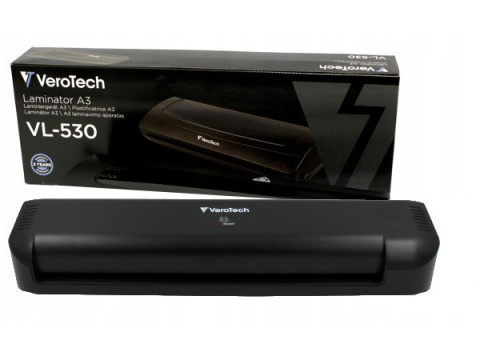 Szybki Laminator A3 VeroTech + MegaPaka 140 szt Folii A3 / A4 + Trymer (VL-530+100xA4+PC100-04) Szybki Laminator A3 VeroTech + MegaPaka 140 szt Folii A3 / A4 + Trymer (VL-530+100xA4+PC100-04)