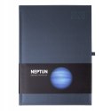 Kalendarz książkowy A4 2026 Biznesowy Dzienny Opus Neptun Niebieski