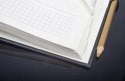 Kalendarz książkowy A5 2026 dzienny dla biznesmenów Opus Merkury Czarny