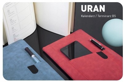 Kalendarz książkowy B5 Tygodniowy 2026 Dla biznesmena opus Uran Czarny Kalendarz książkowy B5 Tygodniowy 2026 Dla biznesmena opus Uran Czarny