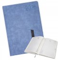 Kalendarz książkowy Dla biznesmena 2026 A5 Dzienny Opus Saturn Niebieski