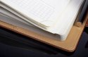 Piękny Kalendarz książkowy dla biznesmenów 2026 A5 Quantum Westa Brązowy