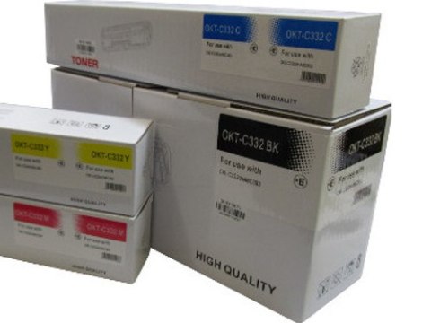 4x Wysokowydajny Toner do OKI C332, OKI C332dn, C332dnw, MC363dn, Komplet