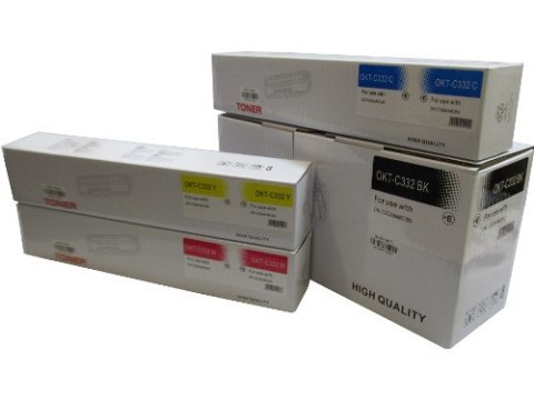 4x Wysokowydajny Toner do OKI C332, OKI C332dn, C332dnw, MC363dn, Komplet