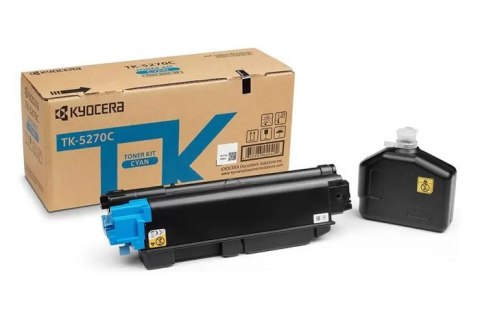 Oryginalny Toner Cyan Kyocera ECOSYS M6230, M6630, P6230 (TK5270C, TK-5270C, 1T02TVCNL0) Oryginalny Toner Cyan Kyocera ECOSYS M6230, M6630, P6230 (TK5270C, TK-5270C, 1T02TVCNL0)
