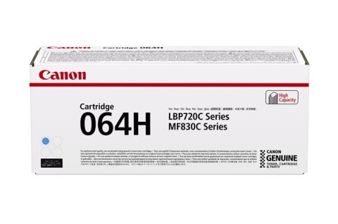 Oryginalny Toner Cyan Canon LBP722, MF832 (CRG064H, CRG-064H, 4936C001) Oryginalny Toner Cyan Canon LBP722, MF832 (CRG064H, CRG-064H, 4936C001)