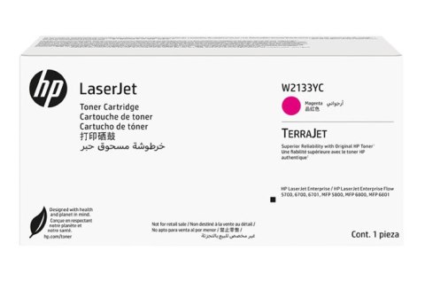 Oryginalny Toner Magenta HP LaserJet 5700, 5800, 6700, 6701, 6800, 6801 (213YC W2133YC), kompatybilne z W2133Y