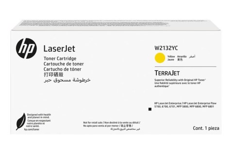 Oryginalny Toner Yellow HP LaserJet 5700, 5800, 6700, 6701, 6800, 6801 (213YC W2132YC), kompatybilne z W2132Y