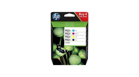 Oryginalny Zestaw Tuszy CMYK HP 953XL (3HZ52AE)