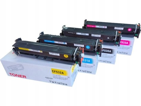4x Wysokowydajny Toner do HP 205A CMYK HP Color LaserJet Pro MFP M180, M181