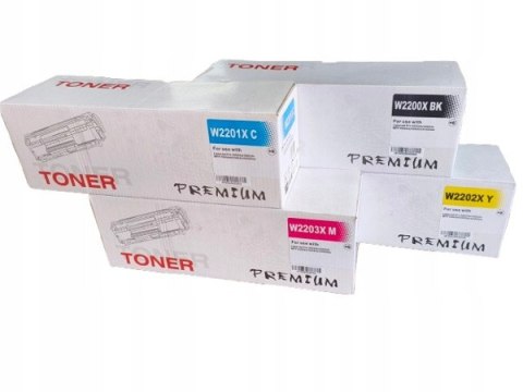 4x Wysokowydajny Toner do HP 220X HP LaserJet Pro 4202dn MFP 4302 4303 CHIP