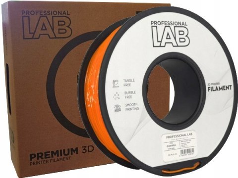 Elastyczny, termoplastyczny Filament TPU Pomarańczowy / Orange 1kg 1,75mm