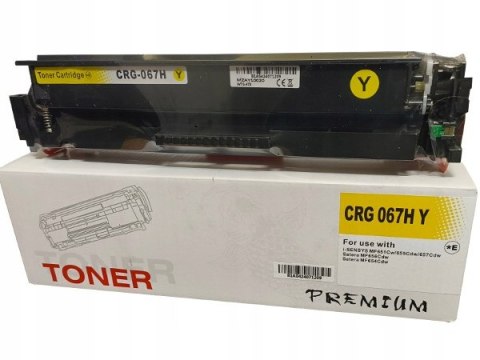 Wysokowydajny Toner do Canon 067H Yellow, LBP630, MF650 LBP631 LBP633 MF651