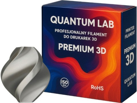 Profesjonalny Filament PETG Srebrny Silver 1kg 1,75mm Professjonal LAB