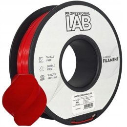 Profesjonalny Filament PLA+ Czerwony 1kg netto 1,75mm Professjonal LAB