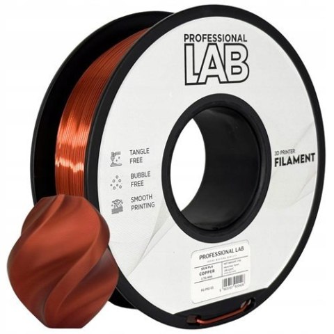 Profesjonalny Filament PLA Silk Copper Miedziany 1kg netto 1,75mm Quantum