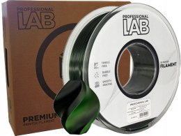 Profesjonalny Filament PLA Silk Dual Color Czarny Zielony 1,75mm / 1Kg