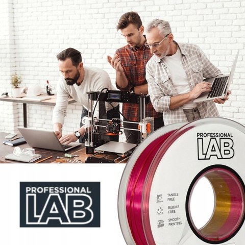 Profesjonalny Filament PLA Silk Dual Color Różowy Złoty / Pink Gold 1kg