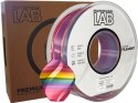 Profesjonalny Filament PLA Silk Tęcza / Rainbow 1kg netto 1,75mm Quantum