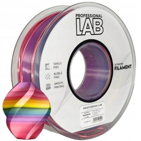 Profesjonalny Filament PLA Silk Tęcza / Rainbow 1kg netto 1,75mm Quantum