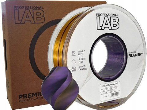 Profesjonalny Filament PLA Silk Tri Color Czarny Złoty Purpurowy 1kg 1,75mm
