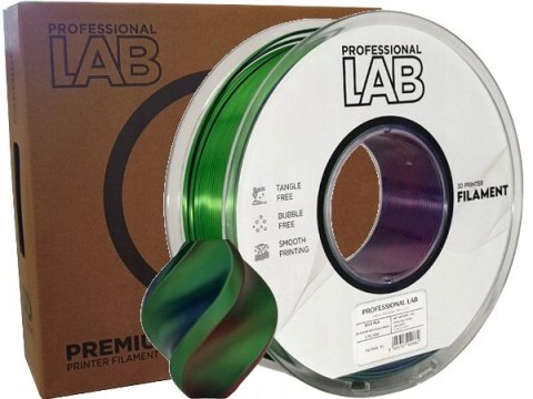Profesjonalny Filament PLA Silk Tri Color Czerwony Niebieski Zielony 1kg