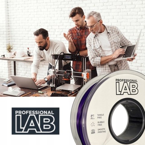 Profesjonalny Filament PLA Silk Tri Color Niebieski Purpurowy Czarny 1kg