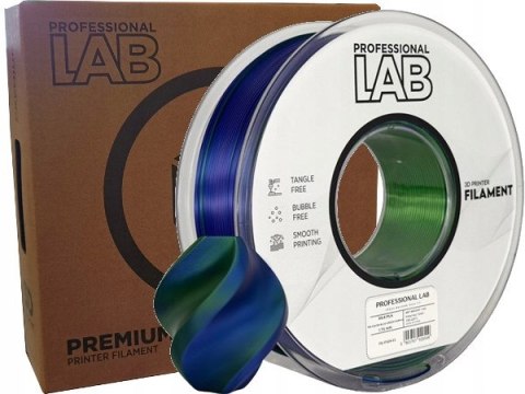 Profesjonalny Filament PLA Silk Tri Color Niebieski Zielony Purpura 1kg