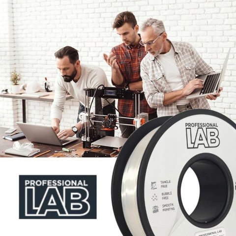 Profesjonalny filament Filament PLA Silk Biały White 1kg netto 1,75mm