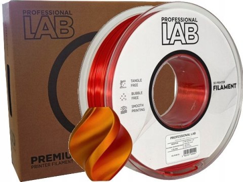 Professjonal LAB 1kg 1,75mm PLA Silk Dual Color Czerwony Złoty