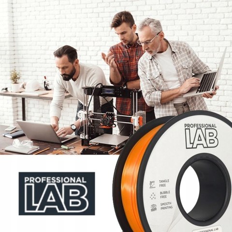 Professjonal LAB Filament High Speed HS - PLA Pomarańczowy 1Kg 1,75mm