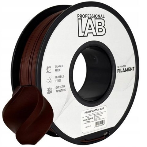 Professjonal LAB Filament PLA Czekoladowy / Chocolate 1 Kg netto 1,75mm