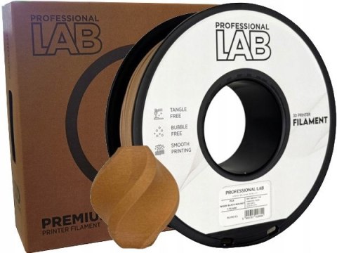 Professjonal LAB Filament PLA Orzech Black Walnut 1kg Imitacja Drewna