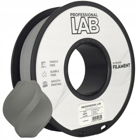Professjonalny Filament PLA Szary / Gray 1kg netto 1,75mm Produkt Premium