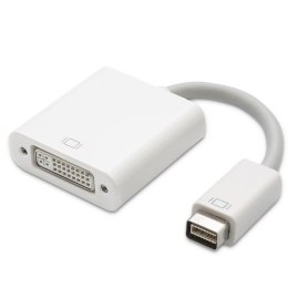 Qoltec Adapter Mini DVI na DVI (24+5) | Full HD | 0.16m