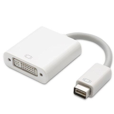 Qoltec Adapter Mini DVI na DVI (24+5) | Full HD | 0.16m