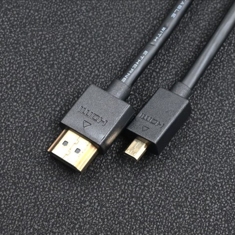 Qoltec Kabel HDMI | Micro HDMI | High speed | 4K | 30Hz | GOLD | 1.5m