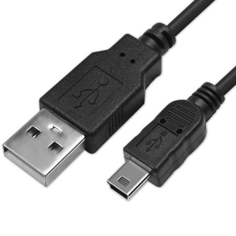 Qoltec Kabel USB A męski | Mini USB B męski | 1.8m