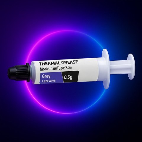 Qoltec Pasta termoprzewodząca TIM TUBE S05 | 1.829 W/m-K | 0.5g | Szara