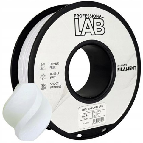 Quantum Quality Profesjonalny Filament PETG Biały White 1,75mm 1kg