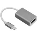 Qoltec Adapter przejściówka USB-C 3.1 | DisplayPort | 4K | MHL | Aluminiowy