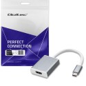 Qoltec Adapter przejściówka USB-C 3.1 | HDMI | 4K | MHL | Aluminiowy