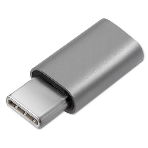 Qoltec Adapter przejściówka USB-C 3.1 | Micro USB | MHL | Aluminiowy